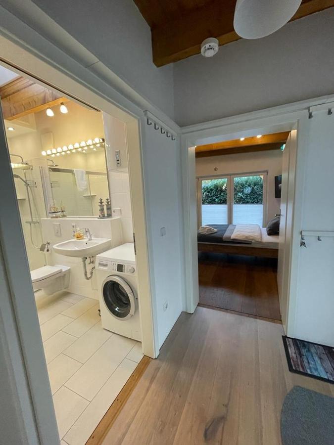 Ferienwohnung Im Stadtzentrum Von Bernau - Komfortable Wohnung Mit 2 Zimmern, Bad, Spuelmaschine, Waschmaschine, Komplette Kueche, Wlan, Terrasse, Ruhige Lage 柏林附近贝尔瑙 外观 照片